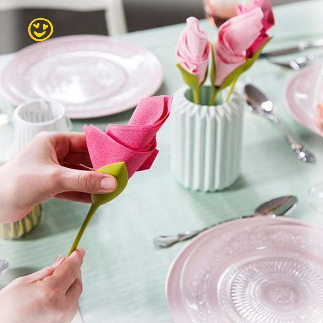 NAPKIN FLOWERS DELUXE™ | Maak indruk op uw gasten tijdens de feestdagen!