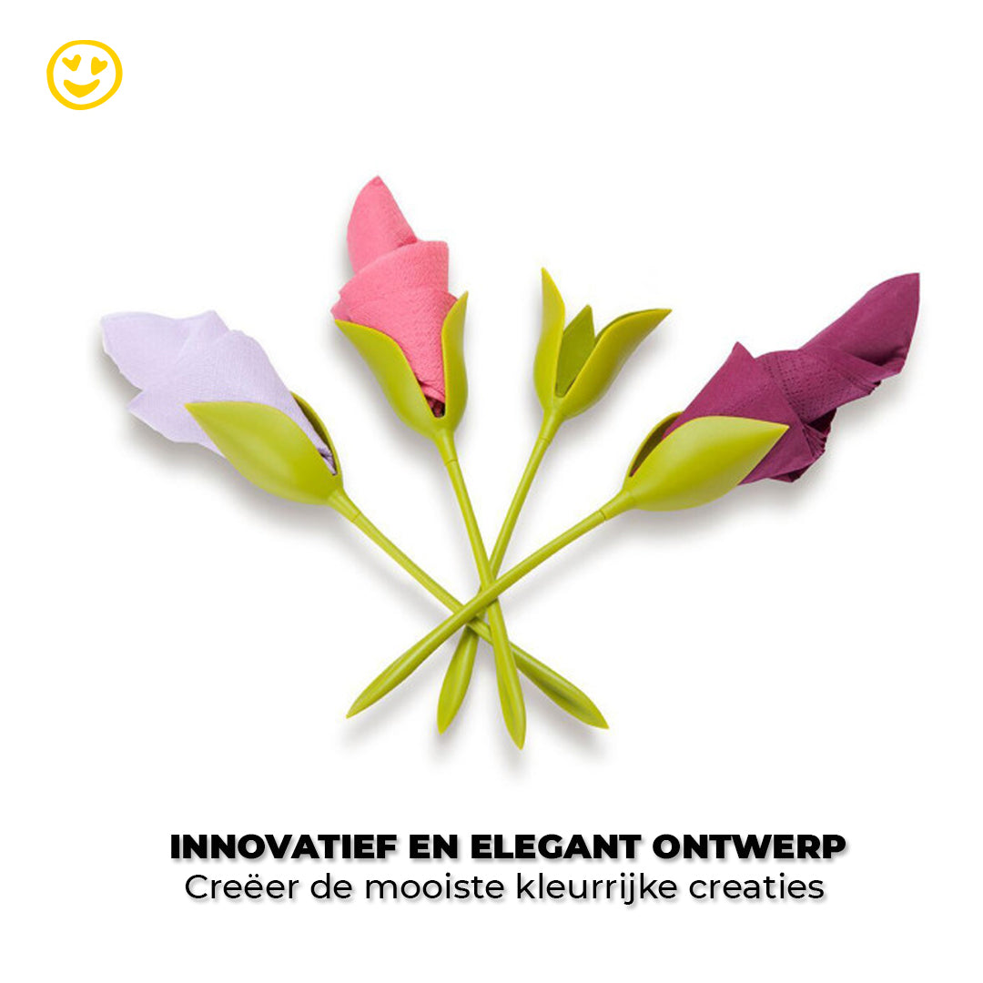 NAPKIN FLOWERS DELUXE™ | Maak indruk op uw gasten tijdens de feestdagen!