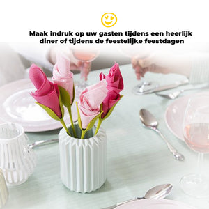 NAPKIN FLOWERS DELUXE™ | Maak indruk op uw gasten tijdens de feestdagen!